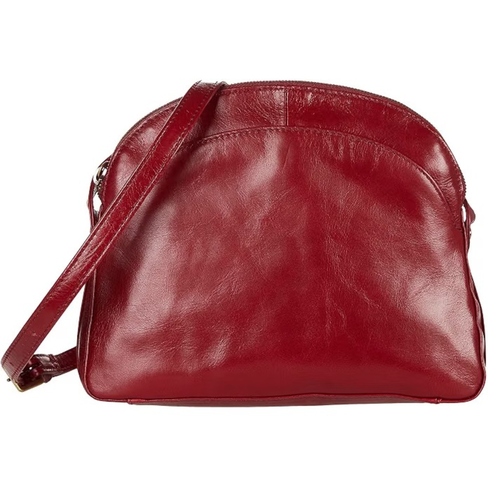 HOBO Beckett Women's Cardinal Red Leather Crossbody Shoulder Bag NWT